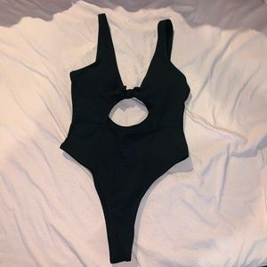 Black One Piece Swimsuit